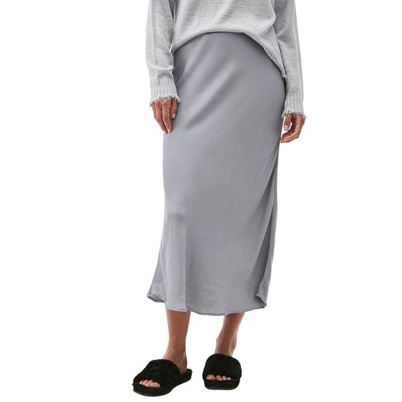 Michael Stars Drea Bias Cut Midi Skirt - Picture 1 of 3